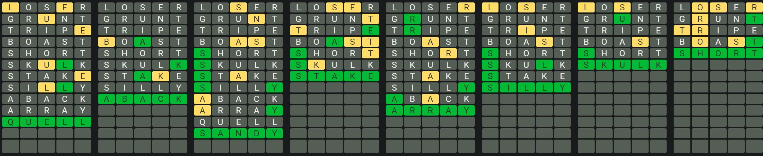 Daily Octordle 835 Rescue Answer - May 8th 2024