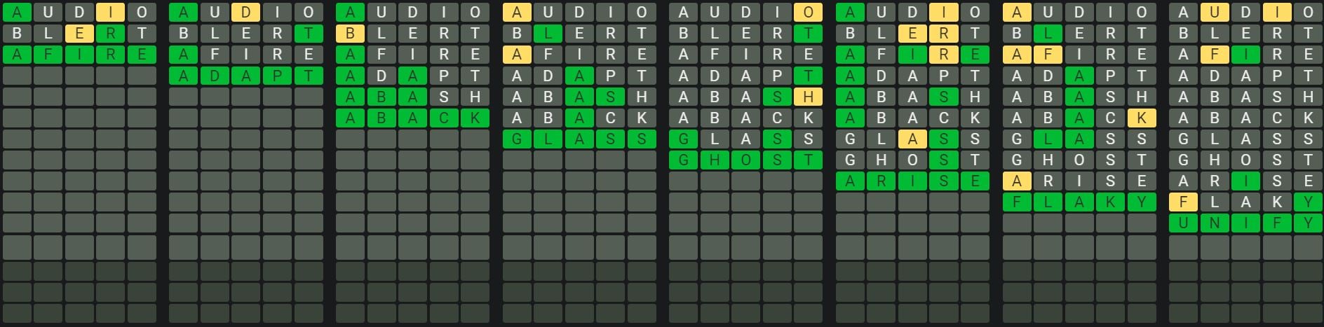Daily Octordle 836 Sequence Answer - May 9th 2024