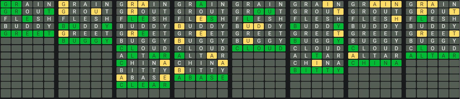 Daily Octordle 837 Rescue Answer - May 10th 2024