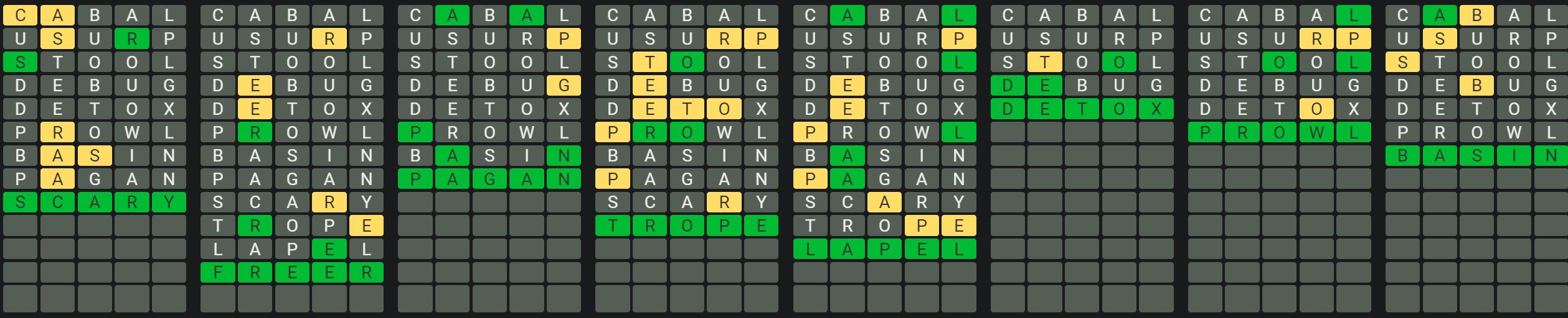 Daily Octordle 839 Rescue Answer - May 12th 2024