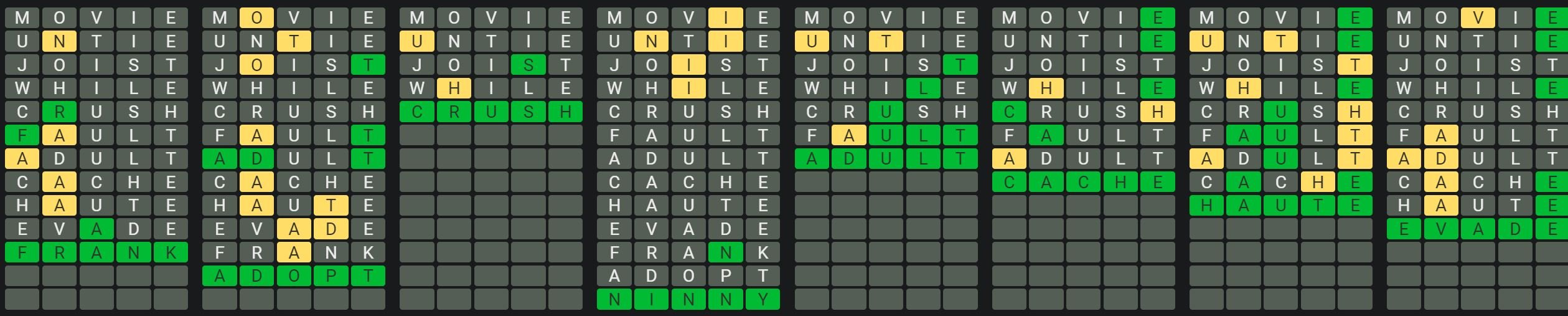 Daily Octordle 841 Rescue Answer - May 14th 2024