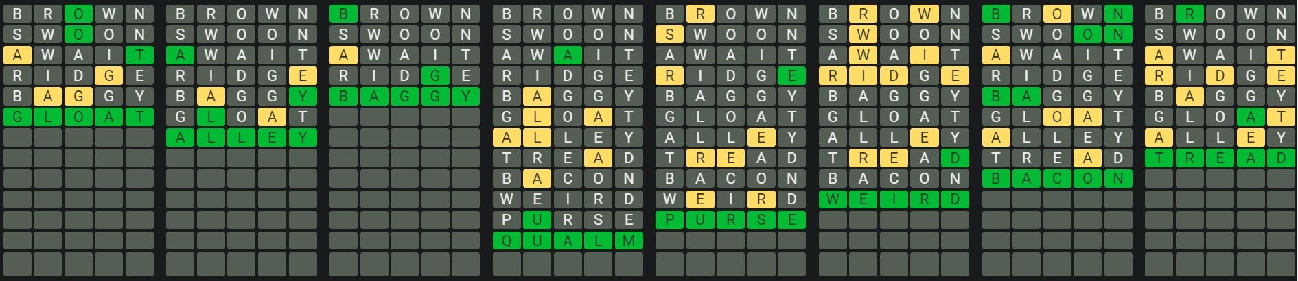 Daily Octordle 847 Rescue Answer - May 20th 2024
