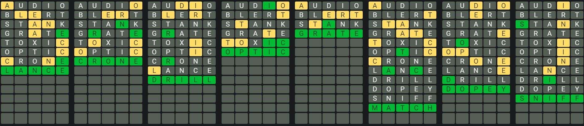 Daily Octordle Answer 830 - May 3rd 2024