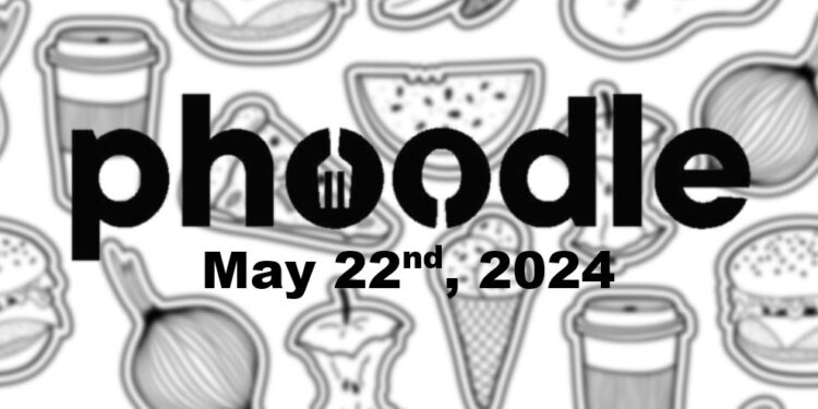Daily Phoodle - 22nd May 2024