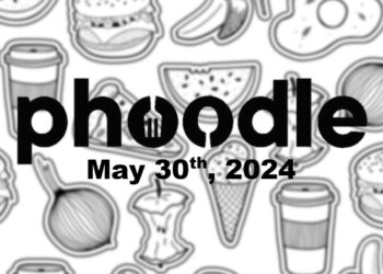 Daily Phoodle - 30th May 2024