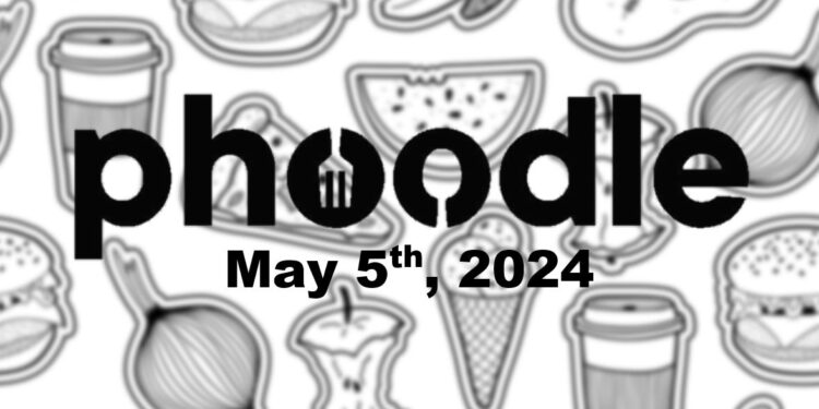 Daily Phoodle - 5th May 2024