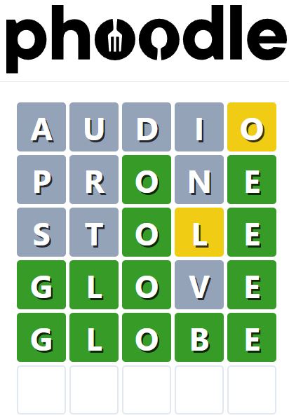 Daily Phoodle Answer 731 - 8th May 2024
