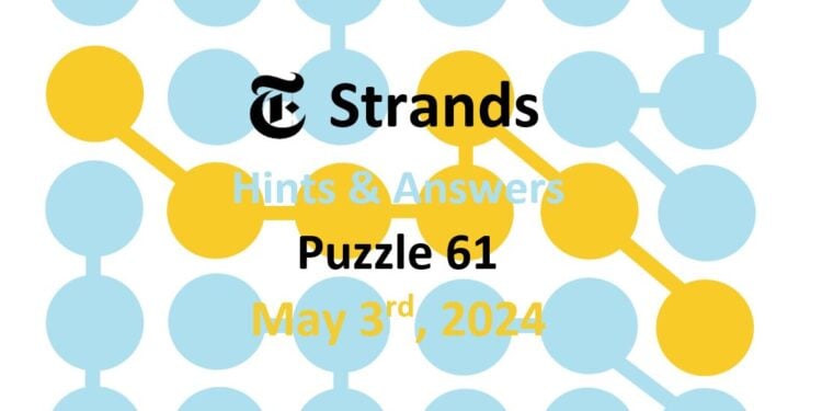 Daily Strands 61 Answers Today - 3rd May 2024