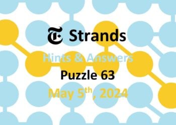 Daily Strands 63 Answers Today - 5th May 2024