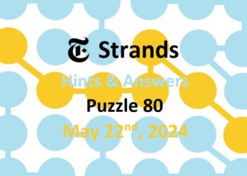 Daily Strands 80 Answers Today - 22nd May 2024