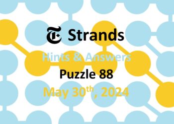 Daily Strands 88 Answers Today - 30th May 2024