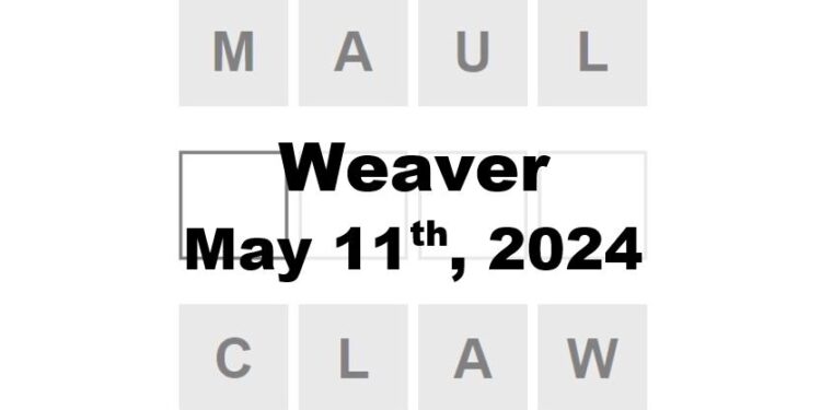 Daily Weaver Answers - 11th May 2024