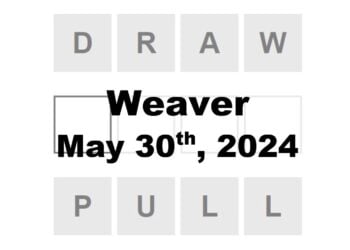 Daily Weaver Answers - 30th May 2024