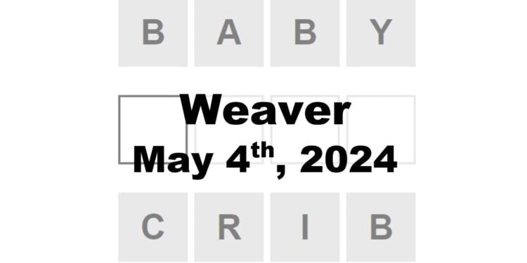Daily Weaver Answers - 4th May 2024
