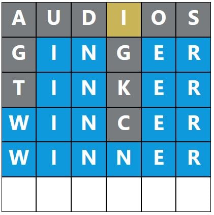 Daily Word Hurdle #1676 Afternoon Answer - 3rd May 2024