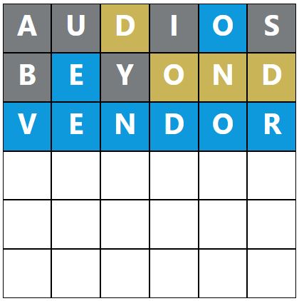 Daily Word Hurdle #1682 Afternoon Answer - 6th May 2024