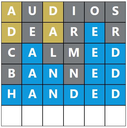 Daily Word Hurdle #1683 Morning Answer - 7th May 2024