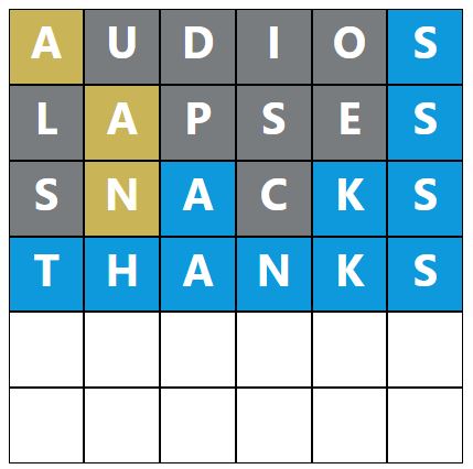 Daily Word Hurdle #1689 Morning Answer - 10th May 2024