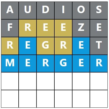 Daily Word Hurdle #1691 Morning Answer - 11th May 2024