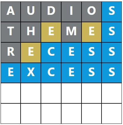 Daily Word Hurdle #1692 Afternoon Answer - 11th May 2024