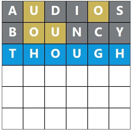 Daily Word Hurdle #1693 Morning Answer - 12th May 2024