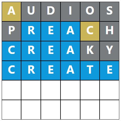 Daily Word Hurdle #1705 Morning Answer - 18th May 2024