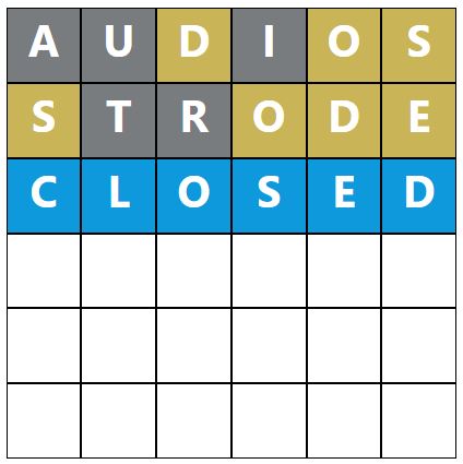 Daily Word Hurdle #1713 Morning Answer - 22nd May 2024