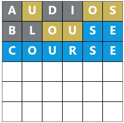 Daily Word Hurdle #1715 Morning Answer - 23rd May 2024