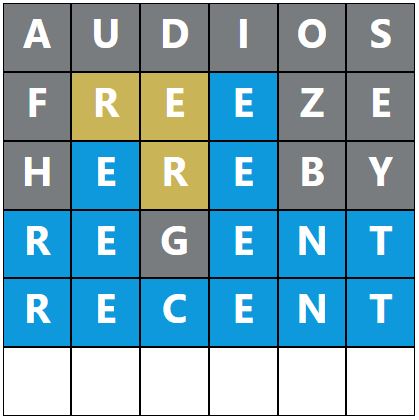 Daily Word Hurdle #1722 Afternoon Answer - 26th May 2024