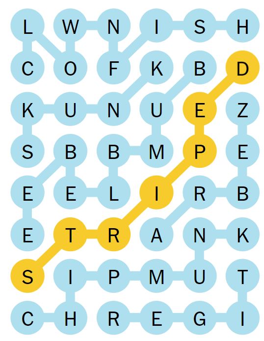 NYT Strands 60 Completed Puzzle - 2nd May 2024