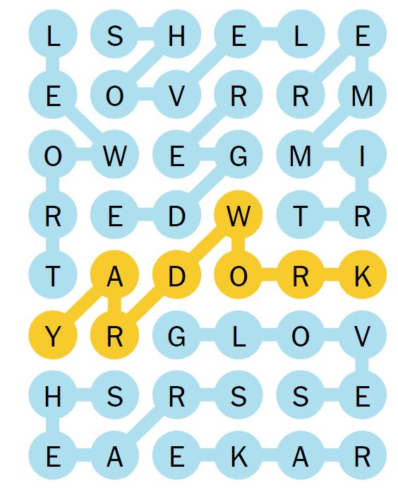 NYT Strands 63 Completed Puzzle - 5th May 2024