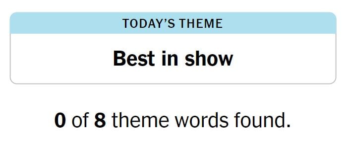 NYT Strands 71 Theme - 13th May 2024