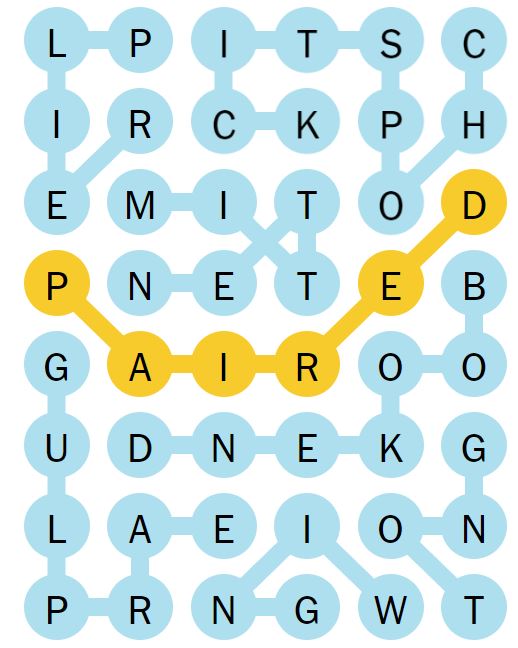 NYT Strands 75 Completed Puzzle - 17th May 2024