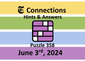 Daily NYT Connections 358 Answers - June 3rd 2024