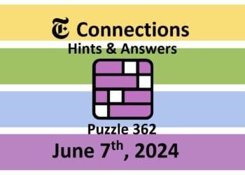 Daily NYT Connections 362 Answers - June 7th 2024