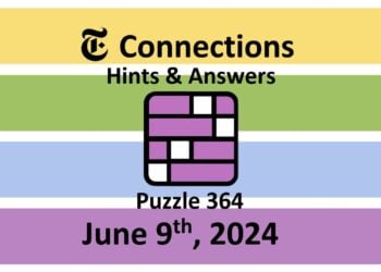 Daily NYT Connections 364 Answers - June 9th 2024