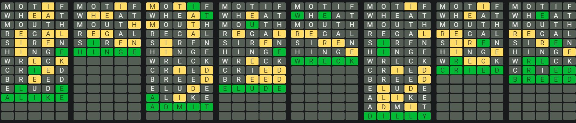 Daily Octordle 860 Rescue Answer - June 2nd 2024