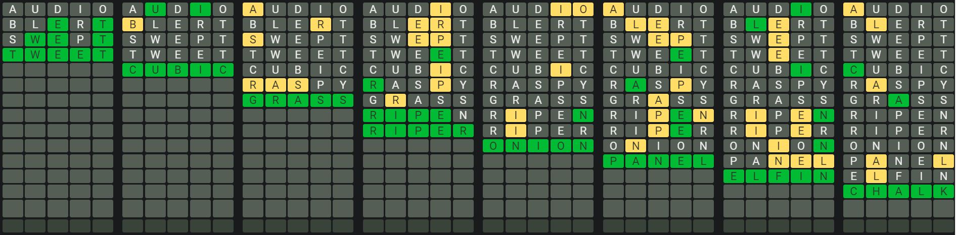Daily Octordle 860 Sequence Answer - June 2nd 2024