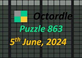 Daily Octordle 863 - June 5th 2024