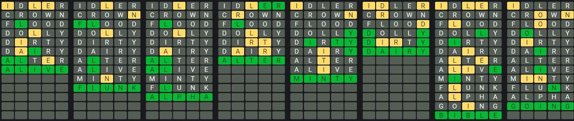 Daily Octordle 863 Rescue Answer - June 5th 2024