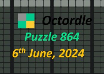 Daily Octordle 864 - June 6th 2024