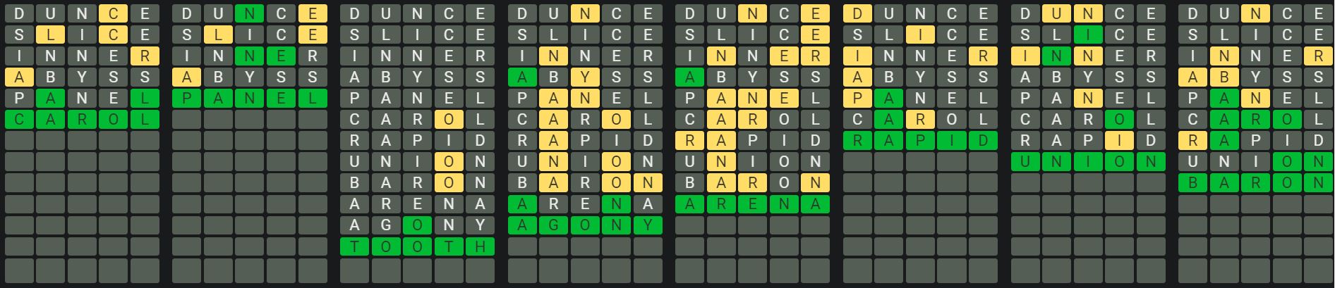 Daily Octordle 864 Rescue Answer - June 6th 2024