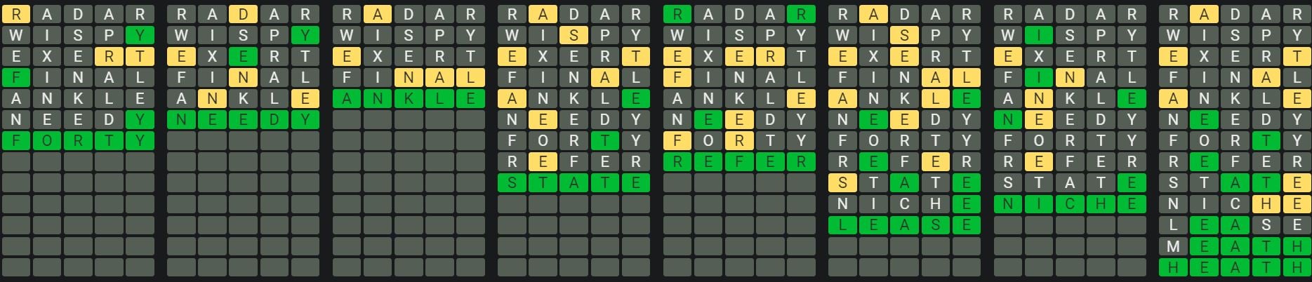 Daily Octordle 867 Rescue Answer - June 9th 2024