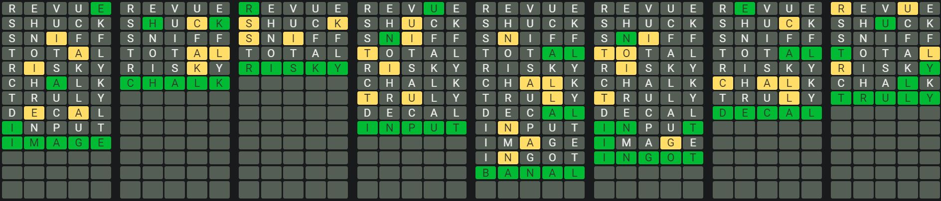 Daily Octordle 868 Rescue Answer - June 10th 2024