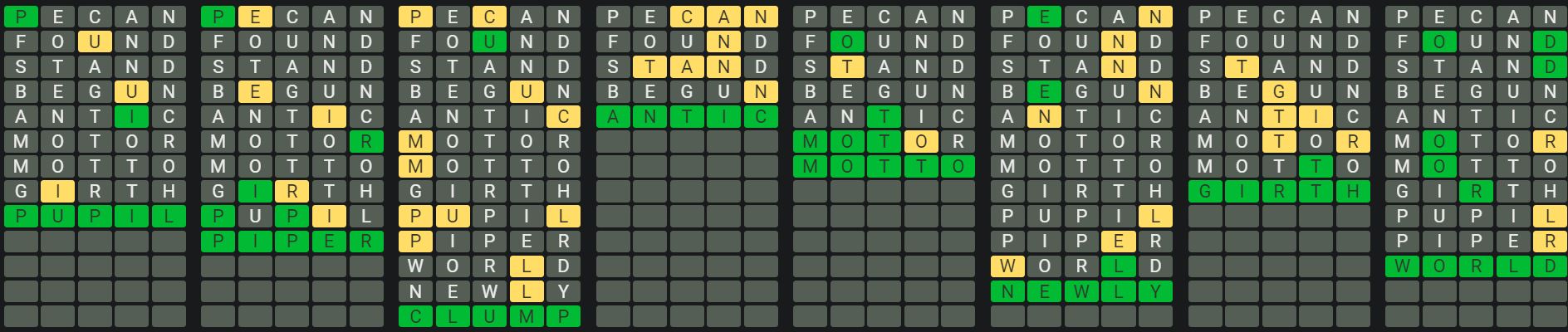 Daily Octordle 869 Rescue Answer - June 11th 2024