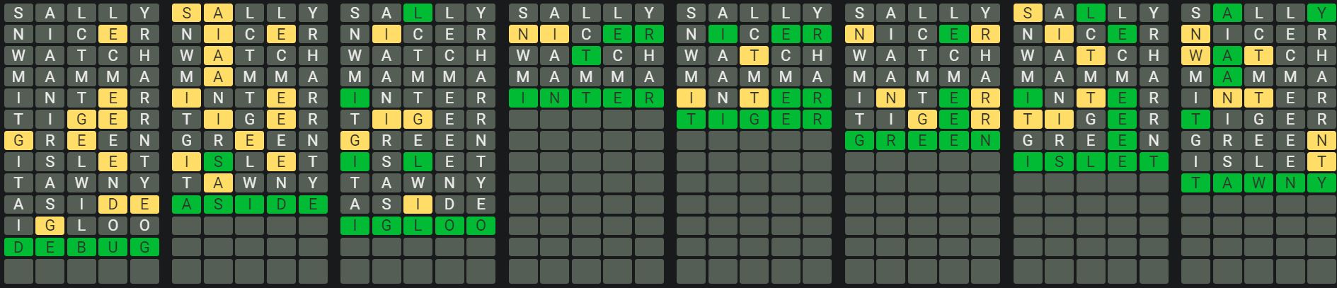 Daily Octordle 888 Rescue Answer - June 30th 2024