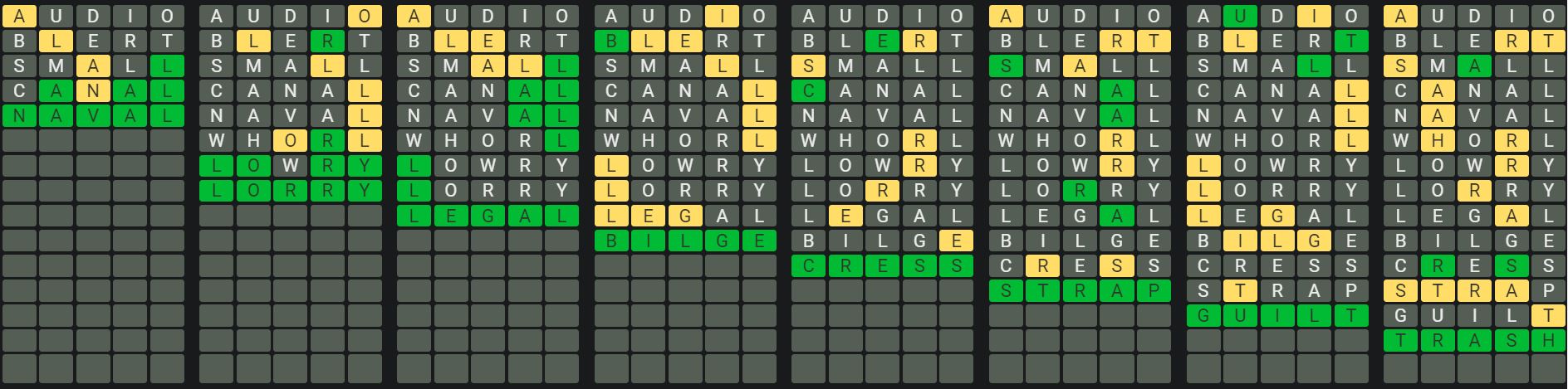 Daily Octordle 888 Sequence Answer - June 30th 2024
