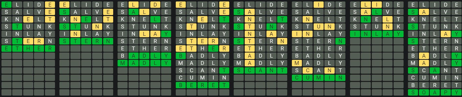 Daily Octordle 889 Rescue Answer - July 1st 2024