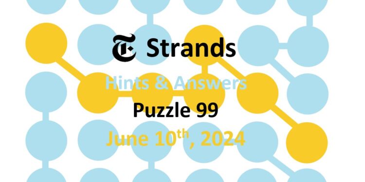 Daily Strands 99 Answers Today - 10th June 2024