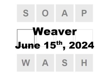 Daily Weaver Answers - 15th June 2024